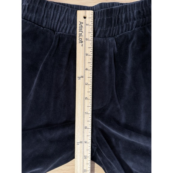 THE KOOPLES Wide Leg Trouser Track Sweat Pant XS Black Velvet Pull On NWT‎ - Picture 11 of 14